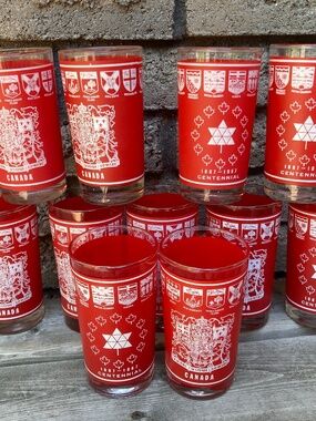 Canadian Centennial Drinking Glass (SET OF 11)